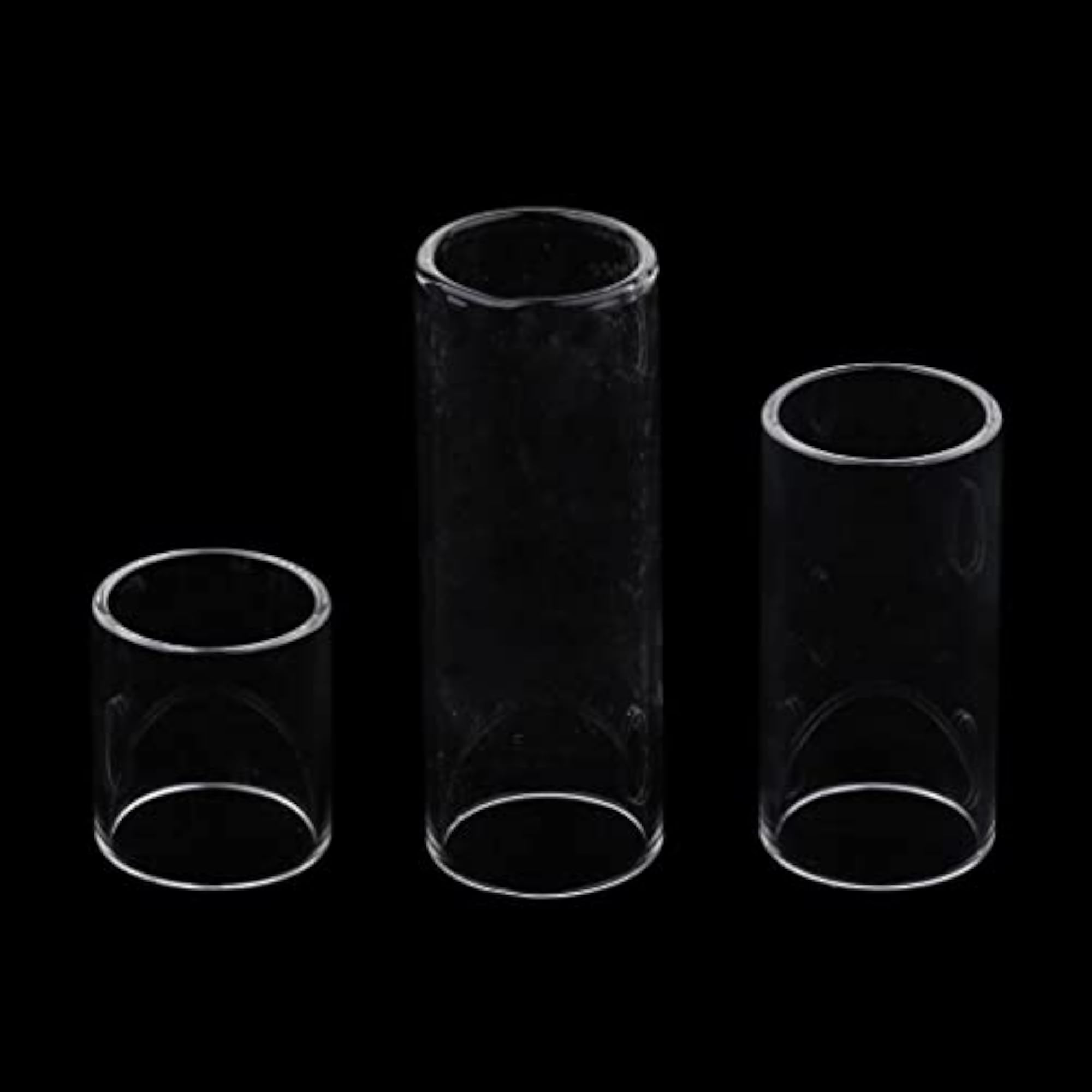1 Set 28/50/69Mm String Finger Slide Glass Bottle Neck for Guitar